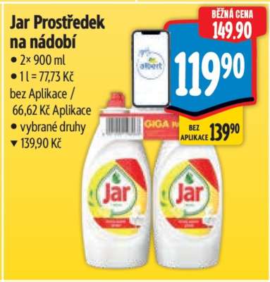 Jar prostředek na nádobí
