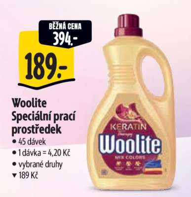 Woolite speciální prací prostředek