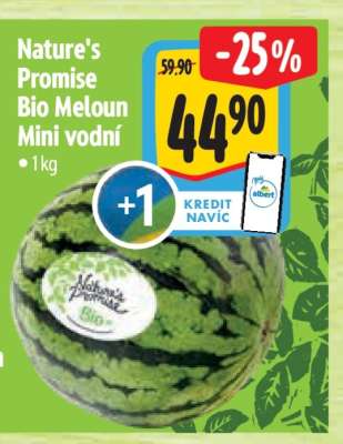 Nature's Promise Bio Meloun Mini vodní