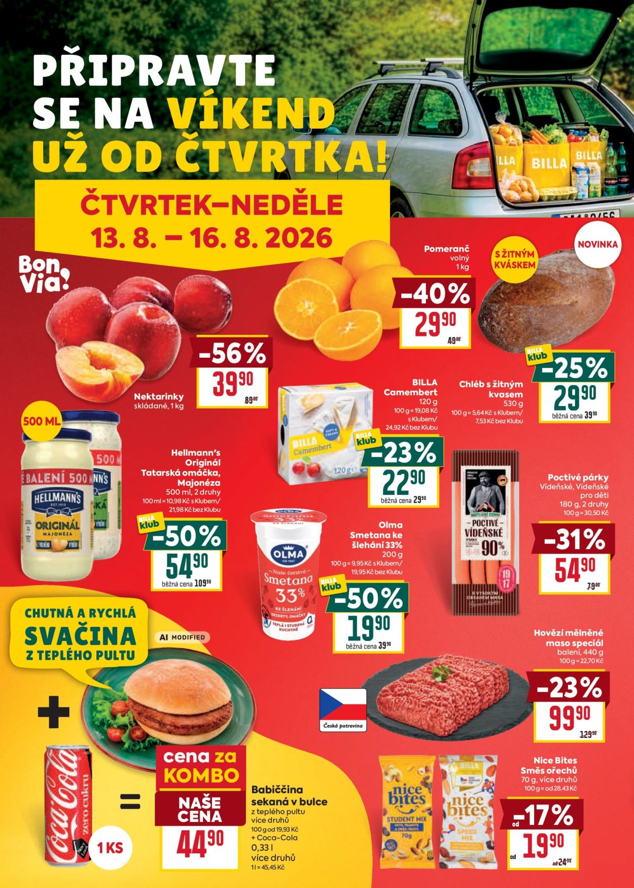 Leták BILLA - 12.8.2026 - 18.8.2026. Strana 30