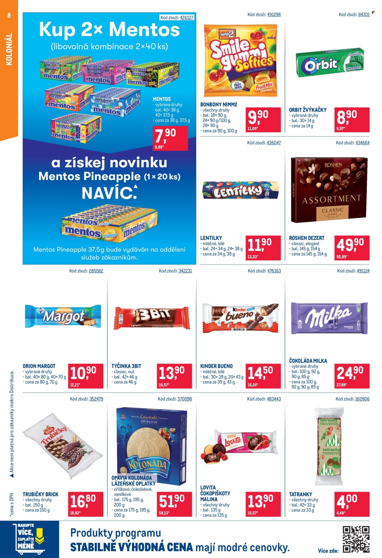 Leták MAKRO - 12.8.2026 - 25.8.2026. Strana 8