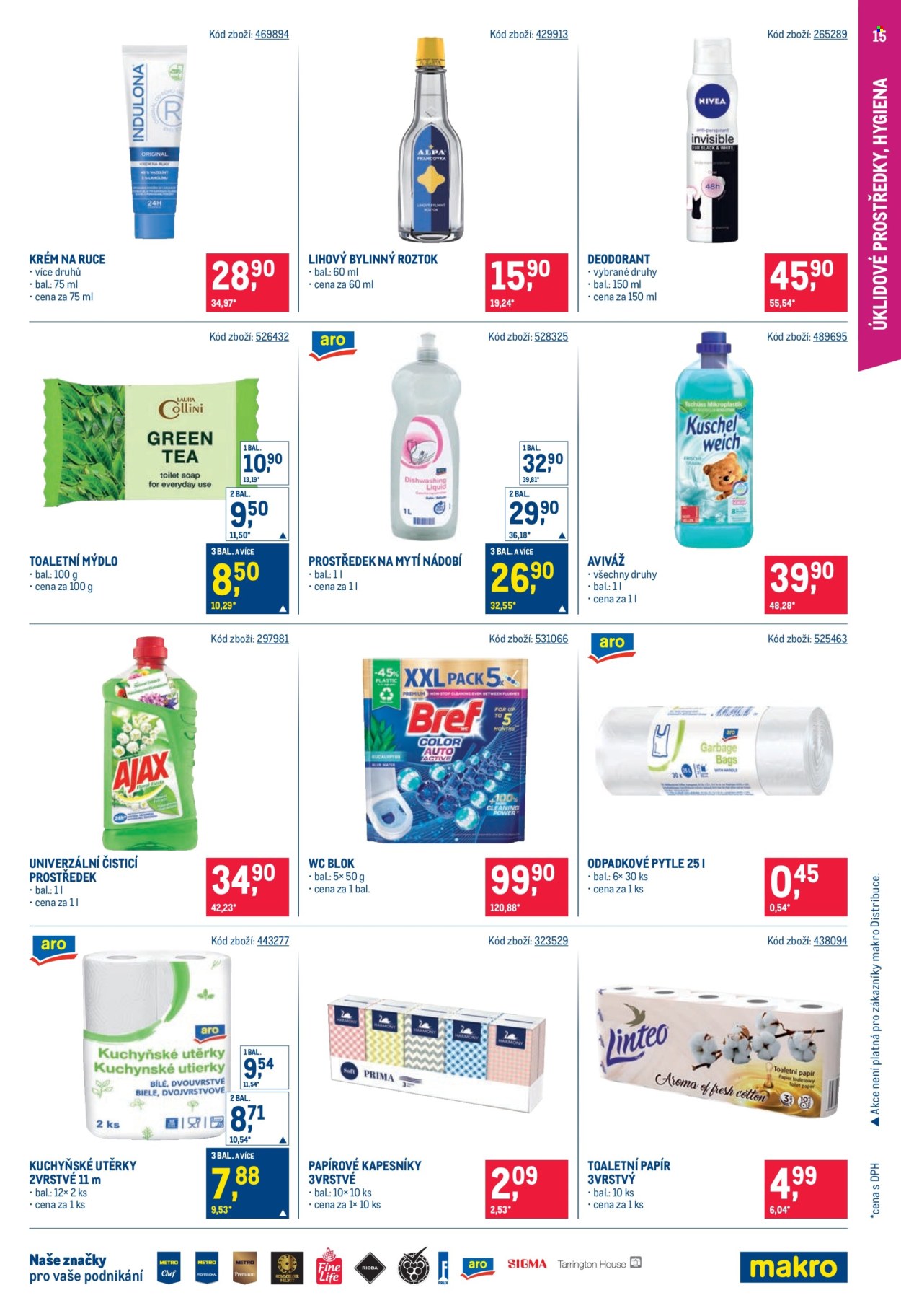 Leták MAKRO - 12.8.2026 - 25.8.2026. Strana 15