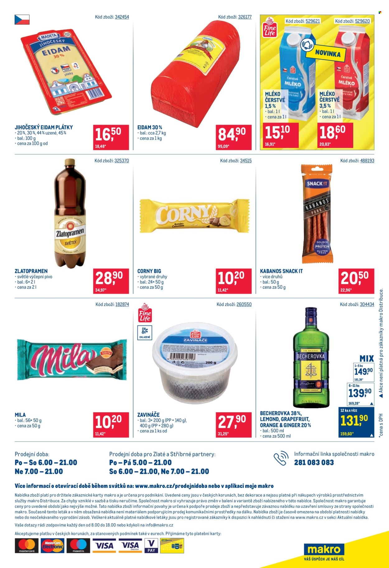Leták MAKRO - 12.8.2026 - 25.8.2026. Strana 16