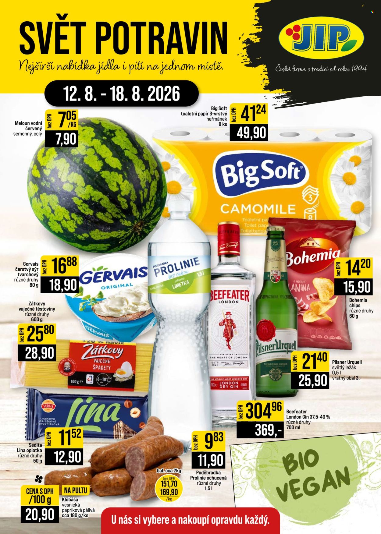 Leták JIP - 12.8.2026 - 18.8.2026. Strana 1