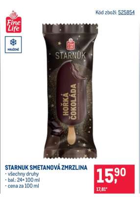 STARNUK SMETANOVÁ ZMRZLINA