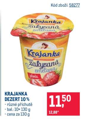 Krajanka dezert 10 %
