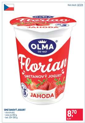 Smetanový jogurt