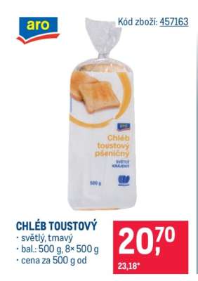 Chléb toustový