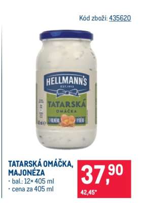 Tatarská omáčka, Majonéza