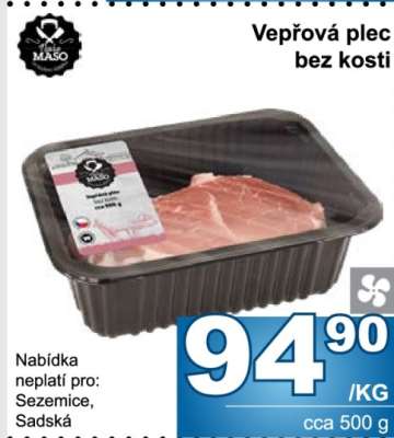 Vepřová plec bez kosti