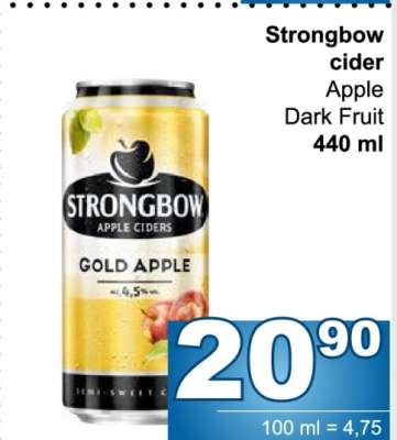 Strongbow cider