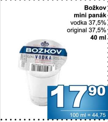 Božkov mini panák