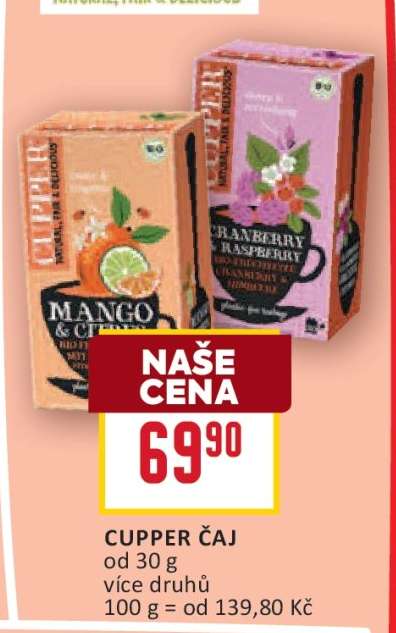 CUPPER čaj