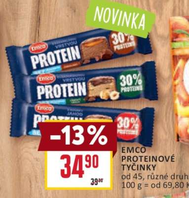 EMCO PROTEINOVÉ TYČINKY