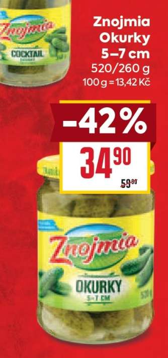 Znojmia Okurky 5–7 cm