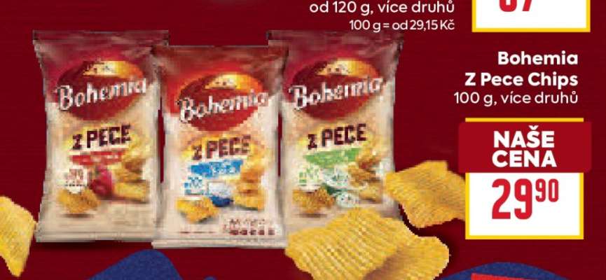 Bohemia z pece chips