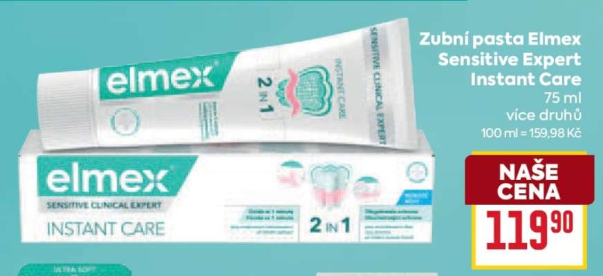 Zubní pasta Elmex Sensitive Expert Instant Care