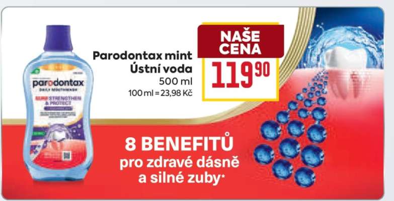 Parodontax mint Ústní voda