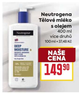 Neutrogena Tělové mléko s olejem