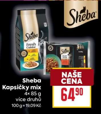 Sheba Kapsičky mix
