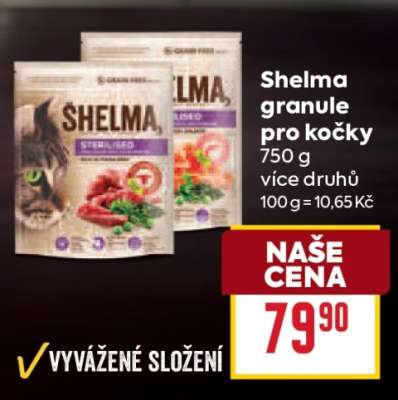 Shelma granule pro kočky