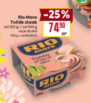 Rio Mare Tuňák steak