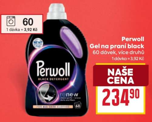Perwoll Gel na praní Black