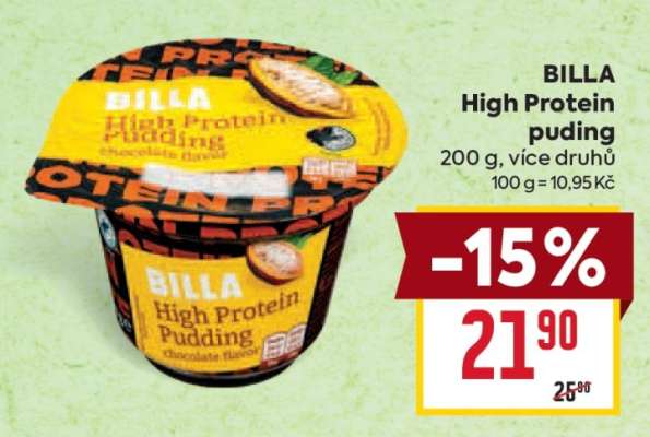 BILLA High Protein puding