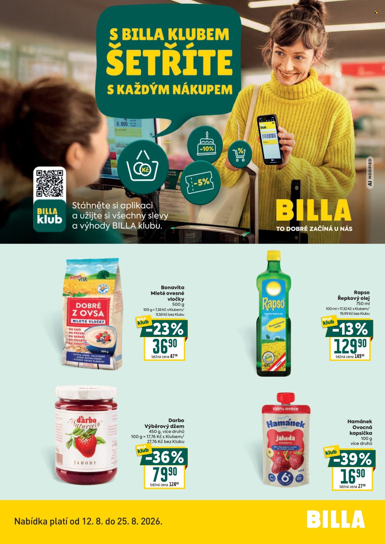 Leták BILLA - 12.8.2026 - 25.8.2026. Strana 2