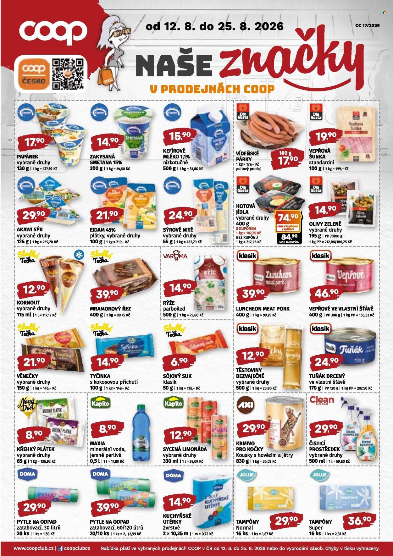 Leták coop JEDNOTA - 12.8.2026 - 25.8.2026. Strana 5