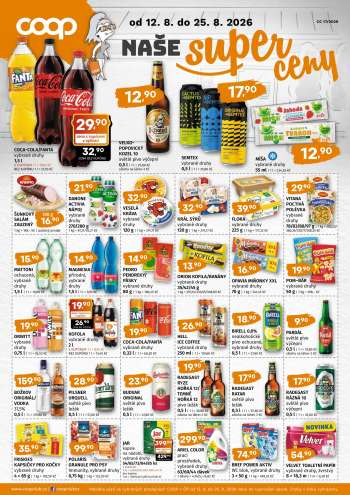 Leták coop TUTY - 12.8.2026 - 25.8.2026.