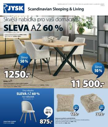 Leták JYSK - 12.8.2026 - 15.9.2026.