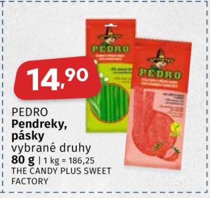 PEDRO Pendrky, pásky