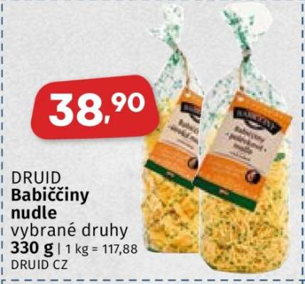 DRUID Babiččiny nudle