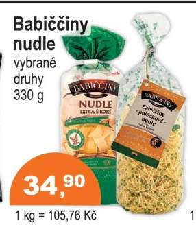 Babiččiny nudle
