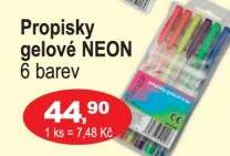 Propisky gelové Neon