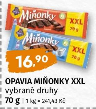 OPAVIA MIŇONKY XXL