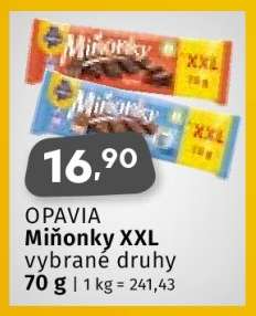OPAVIA MIŇONKY XXL