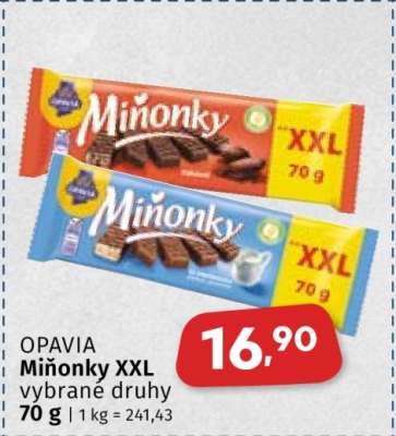OPAVIA MIŇONKY XXL