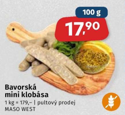 Bavorská mini klobása