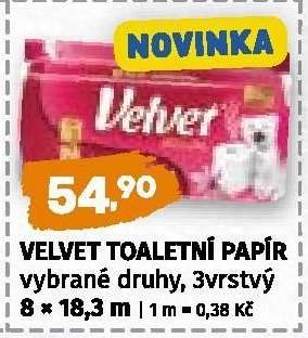 Velvet Toaletní papír