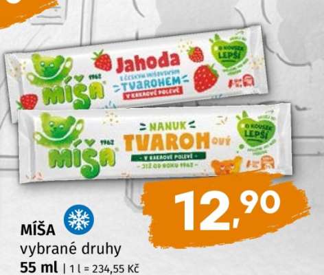 MÍŠA vybrané druhy