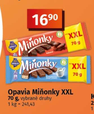 OPAVIA MIŇONKY XXL