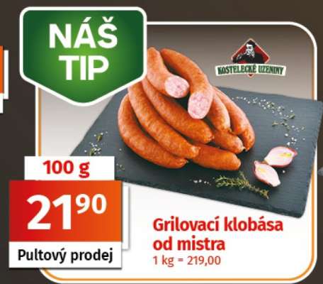 GRILOVACÍ KLOBÁSA OD MISTRA