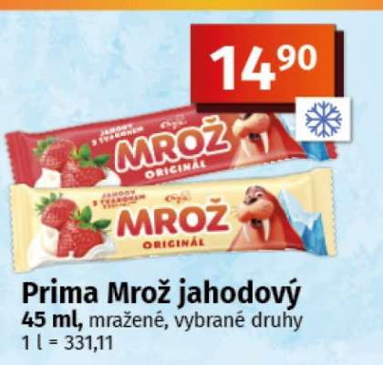 PRIMA MROŽ JAHODOVÝ