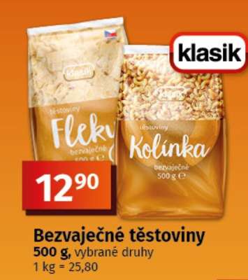 Bezvaječné těstoviny