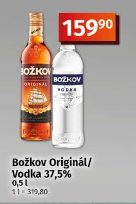 Božkov Original, Vodka 37.5%