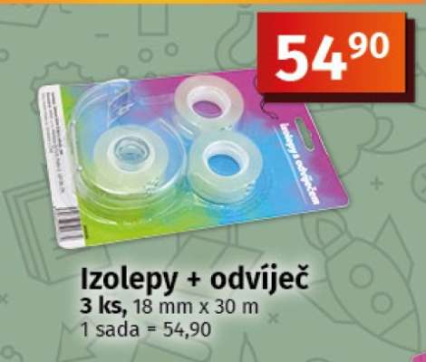 Izolepy + odvíječ