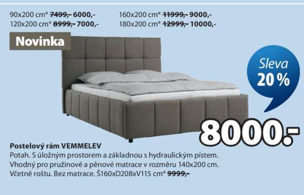 Postelový rám VEMMELEV