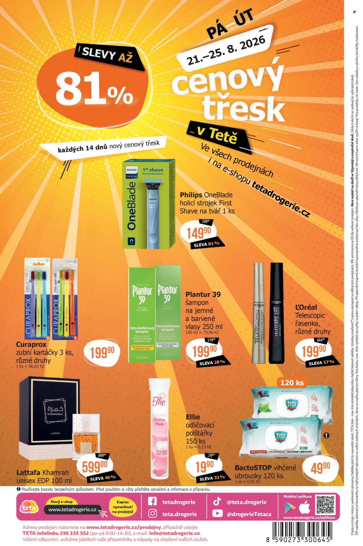 Leták Teta drogerie - 13.8.2026 - 25.8.2026. Strana 18